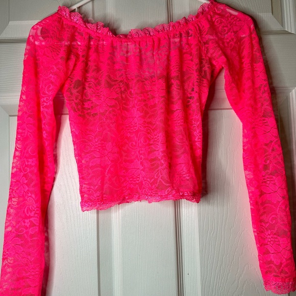 2 Piece Lace Mini Skirt Sheer Mesh Tube Top🫦 - Picture 6 of 8